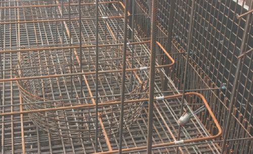 大体积混凝土预设降温水管的设计与施工资料管理